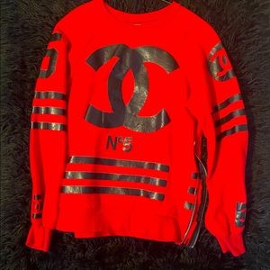 Homme Femme LA "Chanel" Crew Neck Sweater